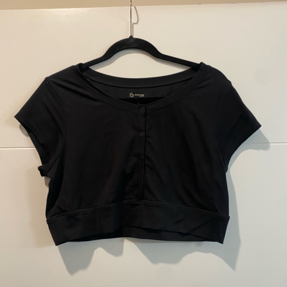 Aerie Cropped Workout Top